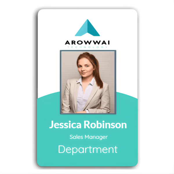 Personalized Staff ID Card – Custom Printed Badge with Photo & Logo
