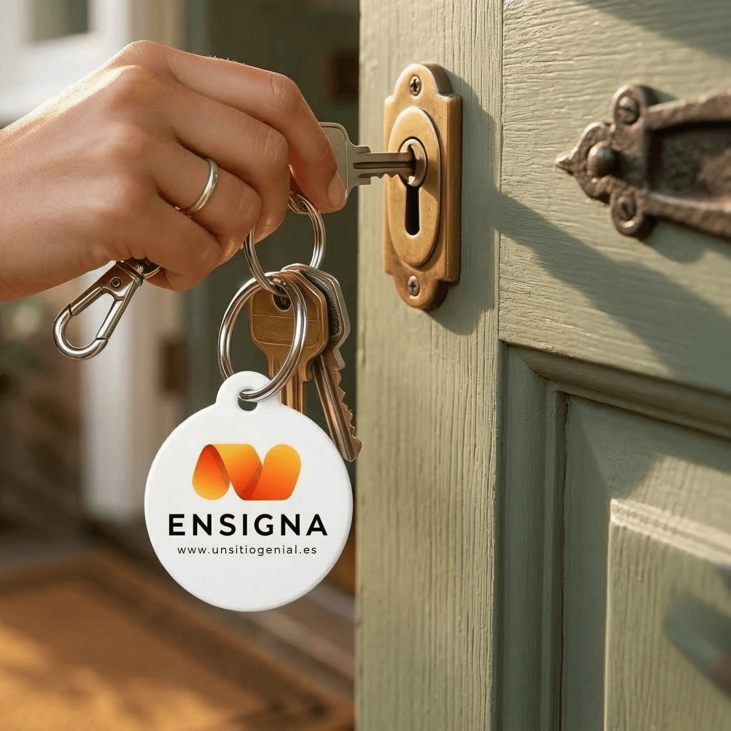 Custom NFC Keychains with Logo - Programmable White Round Acrylic Tags - Bulk Digital Business Cards for Networking 4 Custom NFC Keychains with Logo - Programmable White Round Acrylic Tags - Bulk Digital Business Cards for Networking - Image 2