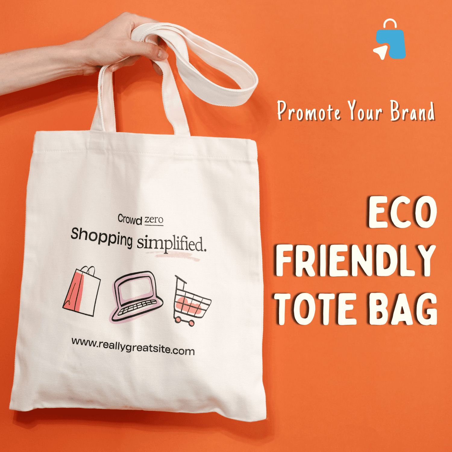Custom Tote Bags with Logo in Bulk | Personalized 10oz Durable Canvas Shopping Bags Full Color Printed 4 custom canvas tote